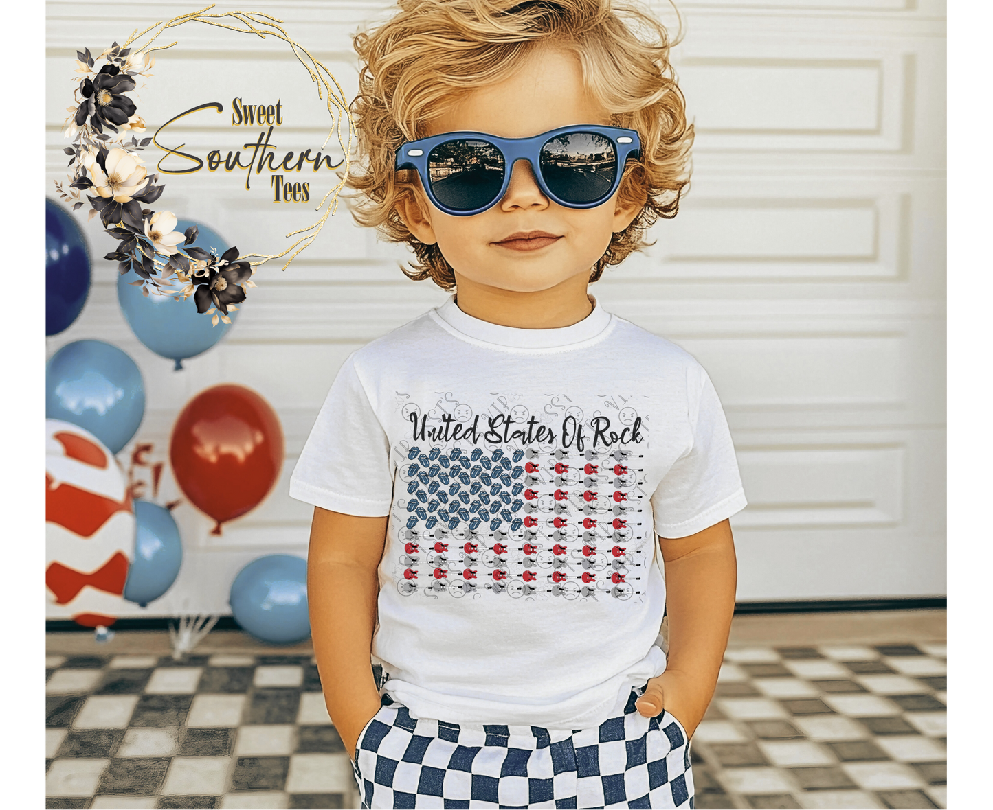 United States Of Rock- Guitar Flag (May Drive 2025)