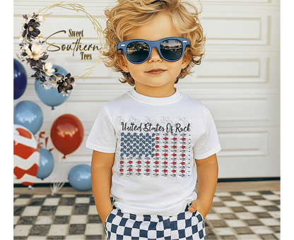 United States Of Rock- Guitar Flag (May Drive 2025)