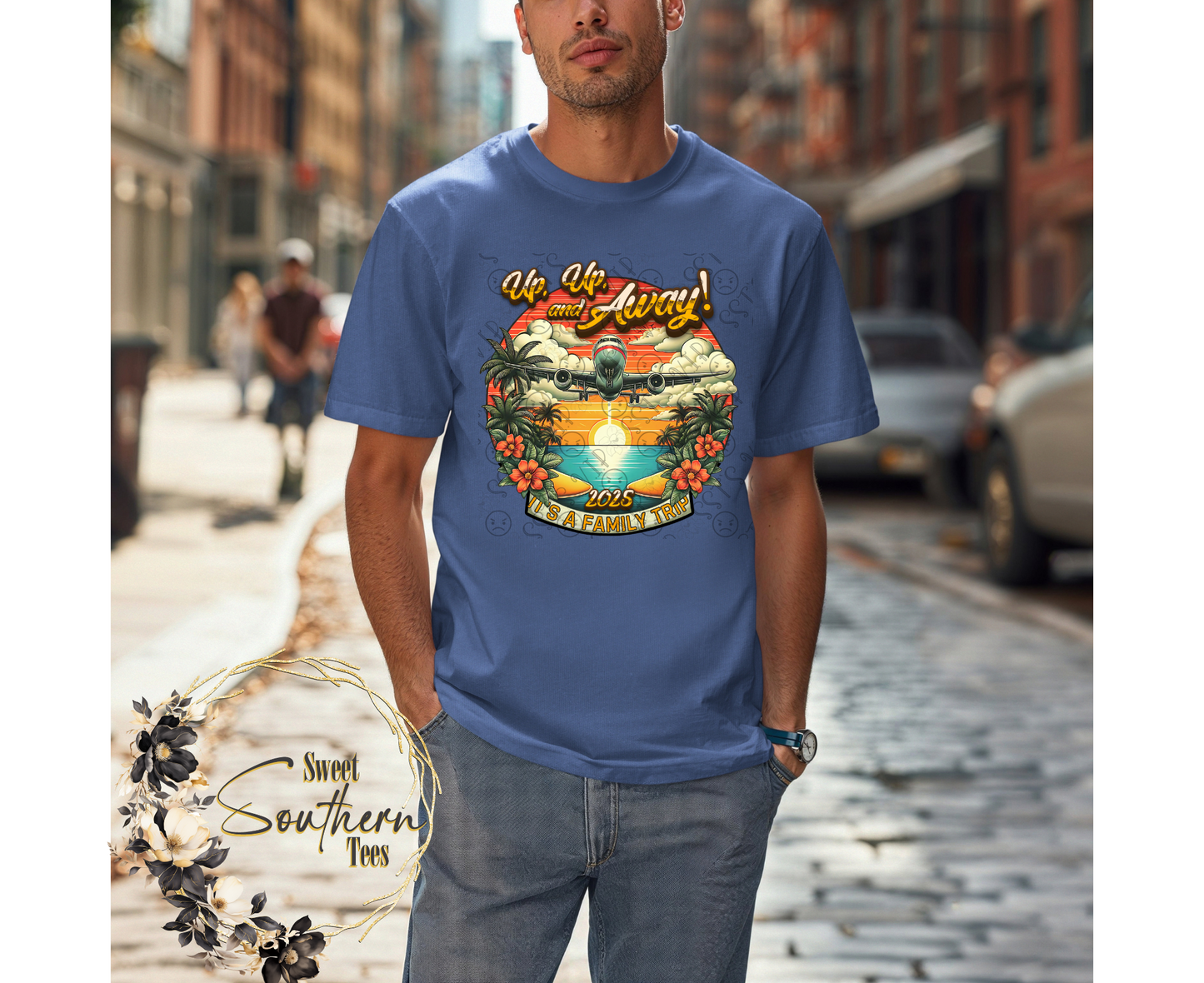 Up! Up! & Away- Family Vacation (Can be customized)