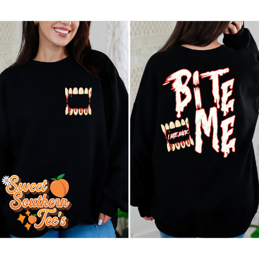Vampire Teeth-Bite Me- 2 Piece Set (August Design Drive 2025)