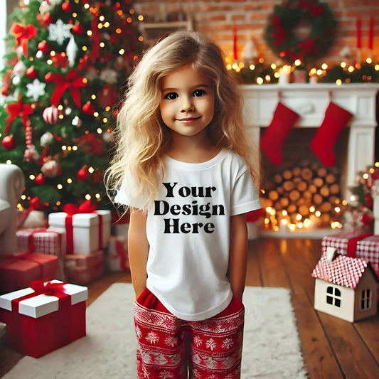 Xmas-WhiteTshirt-ToddlerGirl-Hallmatrk