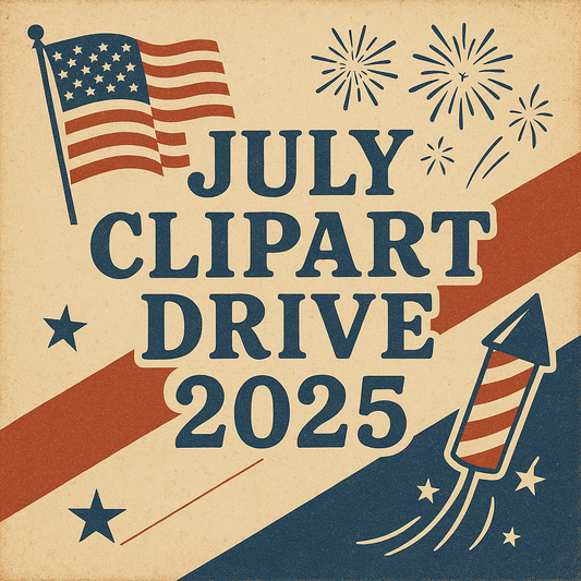 July Clipart Drive 2025