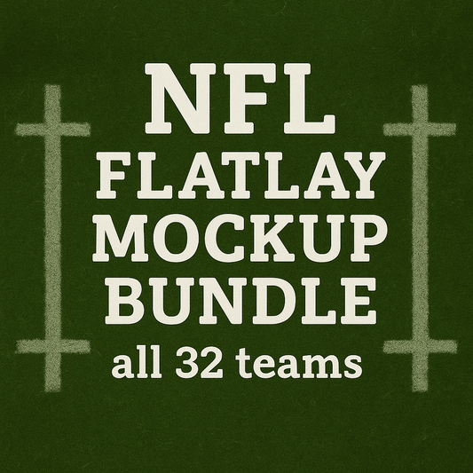 NFL Flatlay Mockups Bundle (June Mockup Drive 2025)