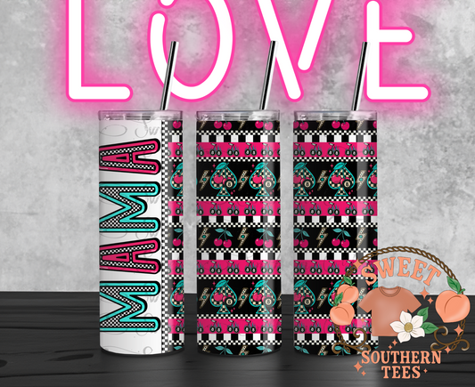 MAMA-Wild Cherry Western Tumbler Wrap-straight edge (June Drive 2025)