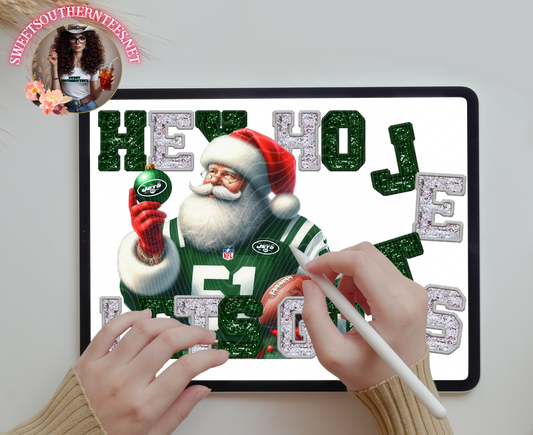 NFL Santa- New York Jets- 2 piece