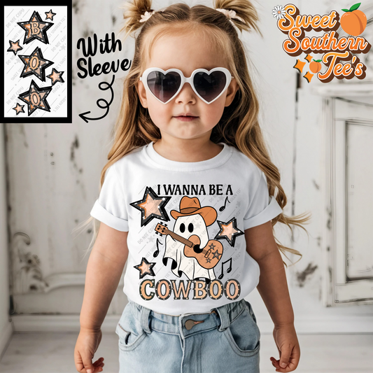 I Wanna Be A Cowboo & sleeve (July Design Drive 2025)