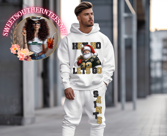 NFL Santa- New Orleans Saints 2 piece