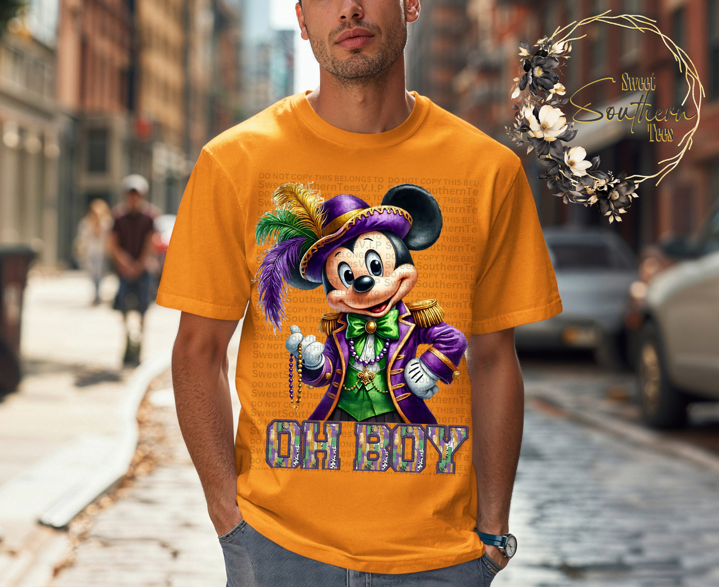 Mickey Mouse Mardi Gras- OH Boy