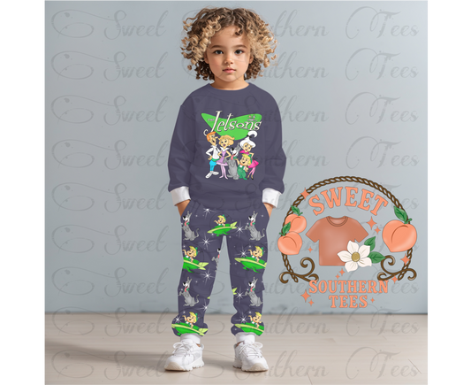 The Jetsons+Elroy Seamless Green 2 piece Set (June Drive 2025)