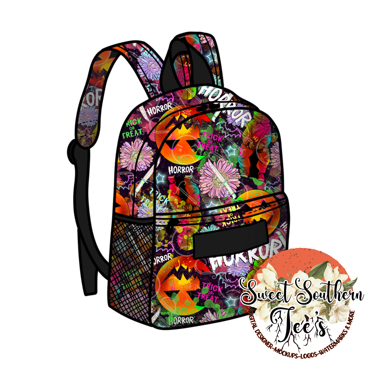 Spooky Neon Sam seamless (REP DESIGN FILE)